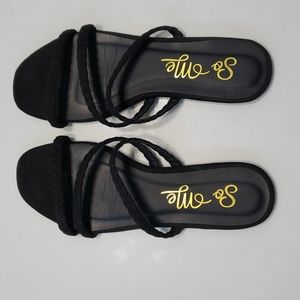 Black sandals